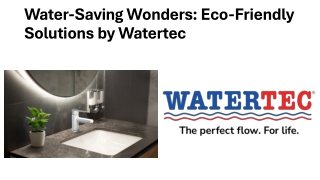 water saving wonders eco friendly solutions
