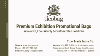 Exhibition Promotional Bags – The Perfect Branding Solution