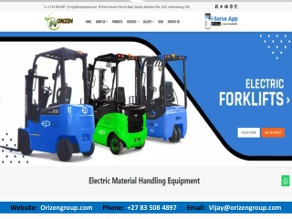 Solid Forklift tyres in South Africa _Orizen Group
