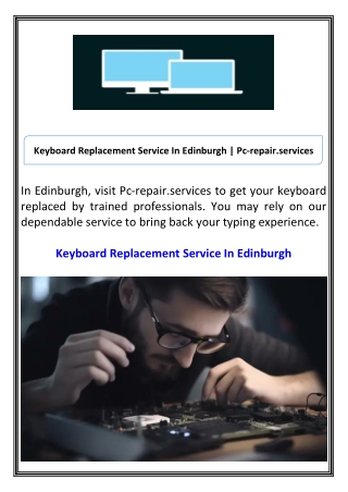 Keyboard Replacement Service In Edinburgh Pc-repair.services
