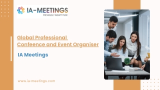 global professional confeence and event organiser
