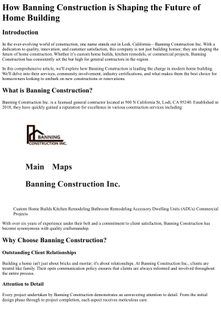 How Banning Construction is Shaping the Future of Home Building