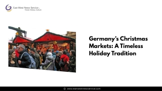 Germany Christmas Markets: A Magical Holiday Tradition