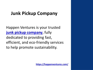 Junk Pickup Company