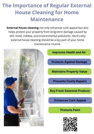 The Importance of Regular External House Cleaning for Home Maintenance