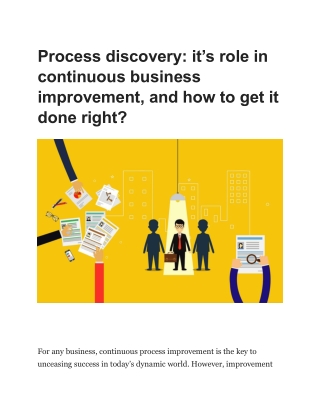 Unlock Efficiency with Process Discovery | Autosmic