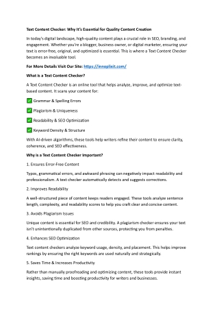 text content checker why it s essential