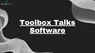 toolbox talks software