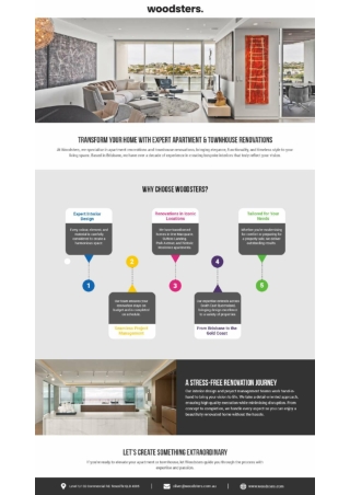 Transform Your Home With Expert Apartment & Townhouse Renovations