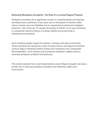 Reducing Workplace Accidents_ The Role of a Lockout_Tagout Program