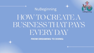 How to Create a Business That Pays Every Day
