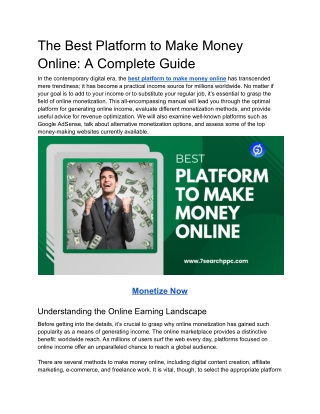 The Best Platform to Make Money Online_ A Complete Guide (1)