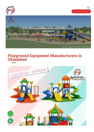 Affordable & High-Quality Playground Equipment in Ghaziabad
