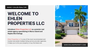 Discover Luxury Living Ehlen Properties LLC's Premier Marco Island Listings