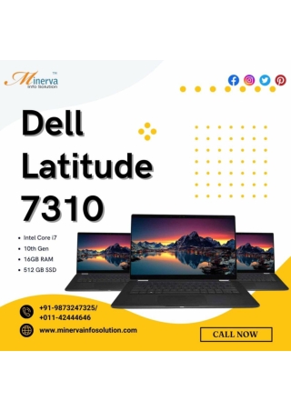 Refurbished Dell Latitude e7310 Laptop Sale In Noida! 9873247325