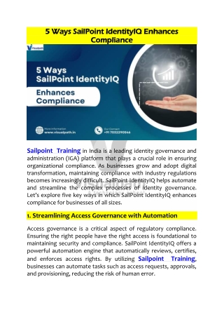 5 ways sailpoint identityiq enhances 5 ways