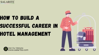how to build a successful career in hotel