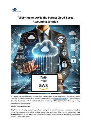 tallyprime on aws the perfect cloud based
