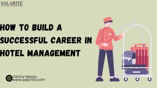 how to build a successful career in hotel
