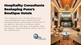 The Role of Hospitality Consultants in Transforming Pune’s Boutique Hotels