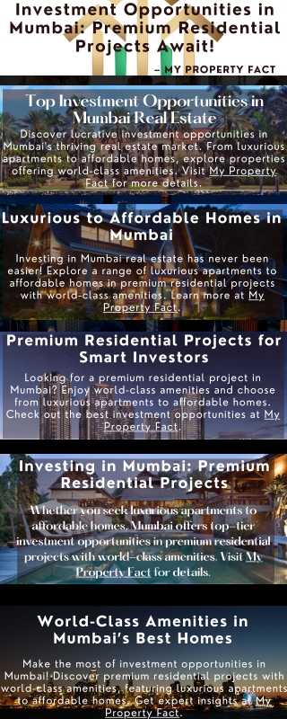 Your Guide to Investing in Mumbai Real Estate: Top Projects & Deals