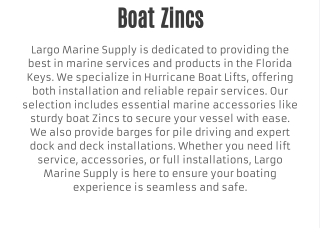 boat zincs