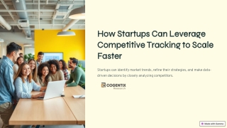 how startups can leverage competitive tracking