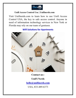 unifi access control usa unifinerds com