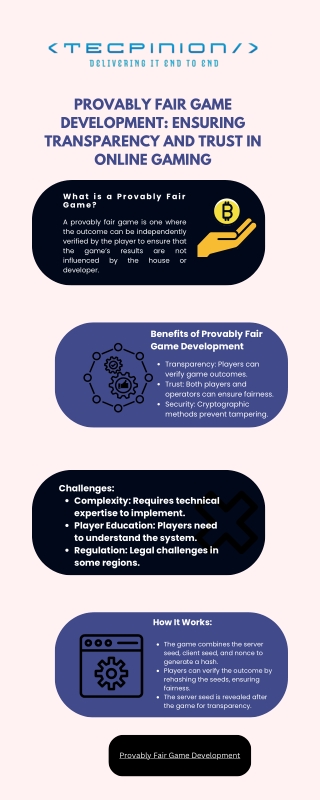 Provably Fair Game Development