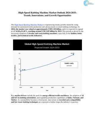 High Speed Knitting Machine Market