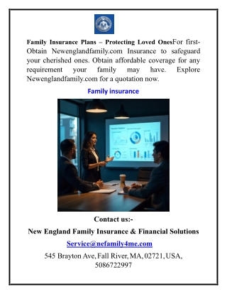 Family Insurance Plans – Protecting Loved Ones