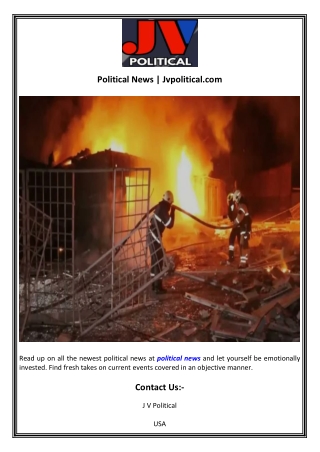 Political News  Jvpolitical.com