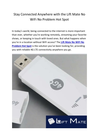 Marine WiFi Hot Spot: Reliable WiFi for Boats & Marine Systems