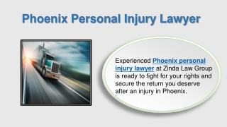 Phoenix Personal Injury Lawyer