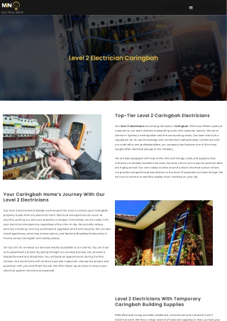 Level 2 Electrician Caringbah