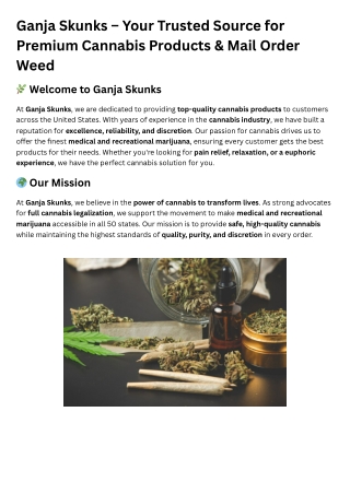 Ganja Skunks new 1