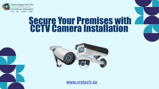 secure your premises with cctv camera installation