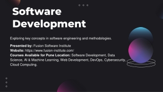 Software Development (2)