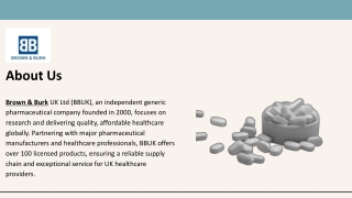 Gabapentin Capsules | Brown &amp; Burk | UK
