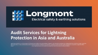 Audit Services for Lightning Protection in Asia and Australia
