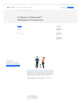 In-House vs. Outsourced IT Maintenance Pros and Cons