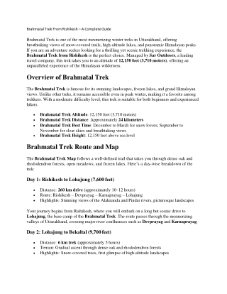 A beginners guide to char dham pilgrimage in india
