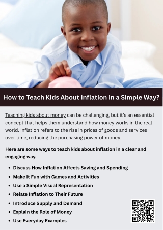 how to teach kids about inflation in a simple way