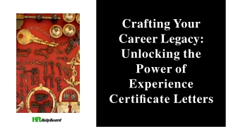 crafting y ou r career legacy unlocking the power