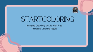 startcoloring bringing creativity to life with