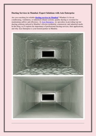 Ducting Services in Mumbai