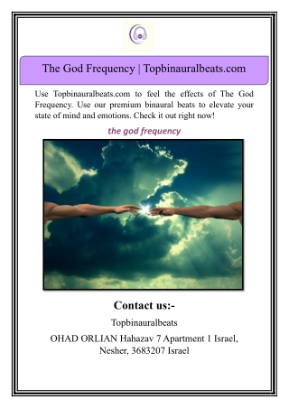 The God Frequency | Topbinauralbeats.com