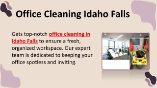 Office Cleaning Idaho Falls