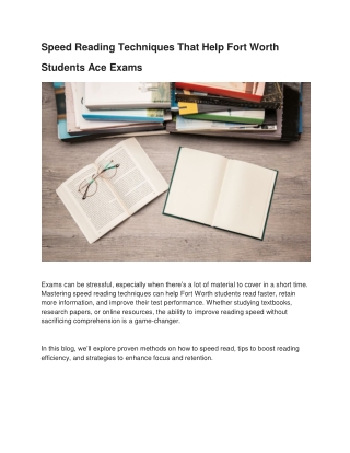 speed-reading-techniques-that-help-fort-worth-students-ace-exams