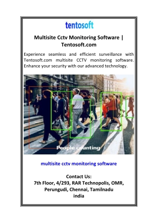 multisite cctv monitoring software tentosoft com
